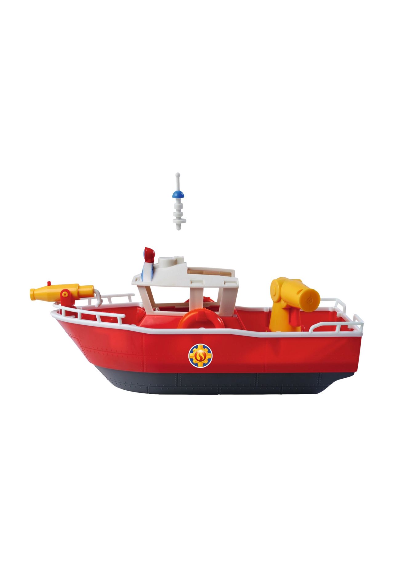 Simba Feuerwehrmann Sam - Titan Feuerwehrboot, rot