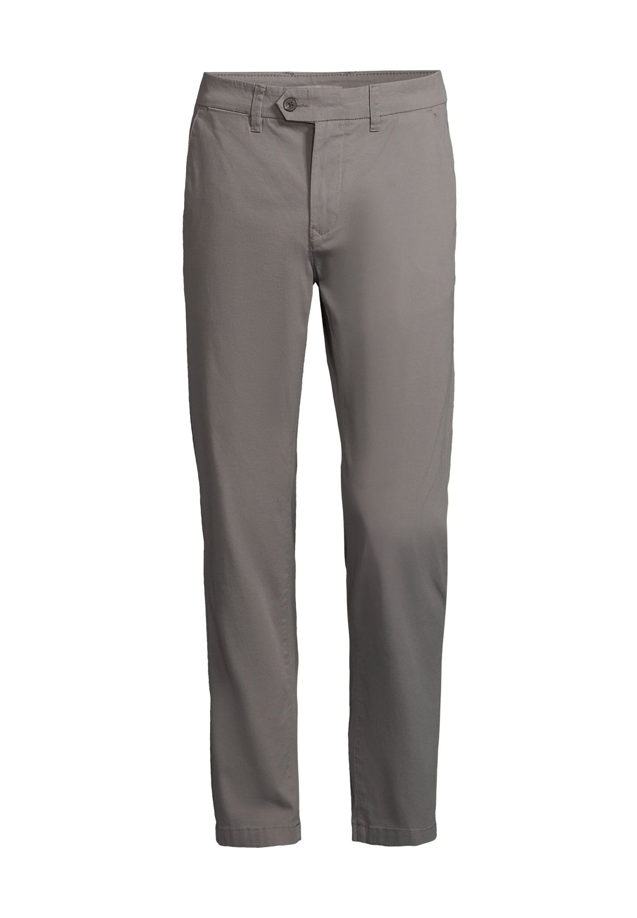 GALERIA essentials Chino 'Gusto', Eingrifftaschen, paspelierte Gesäßtaschen, für Herren, grau, 34/32