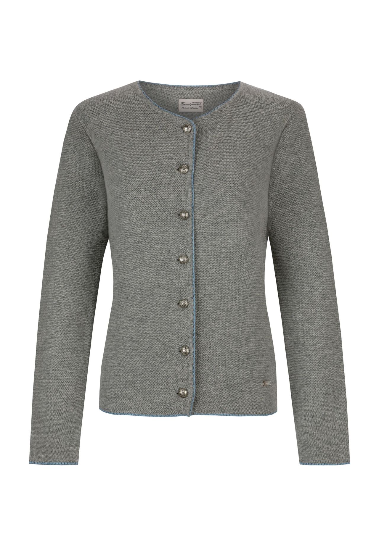 STOCKERPOINT Tracht-Strickjacke 'Marissa', Knopfleiste, für Damen, grau, 36