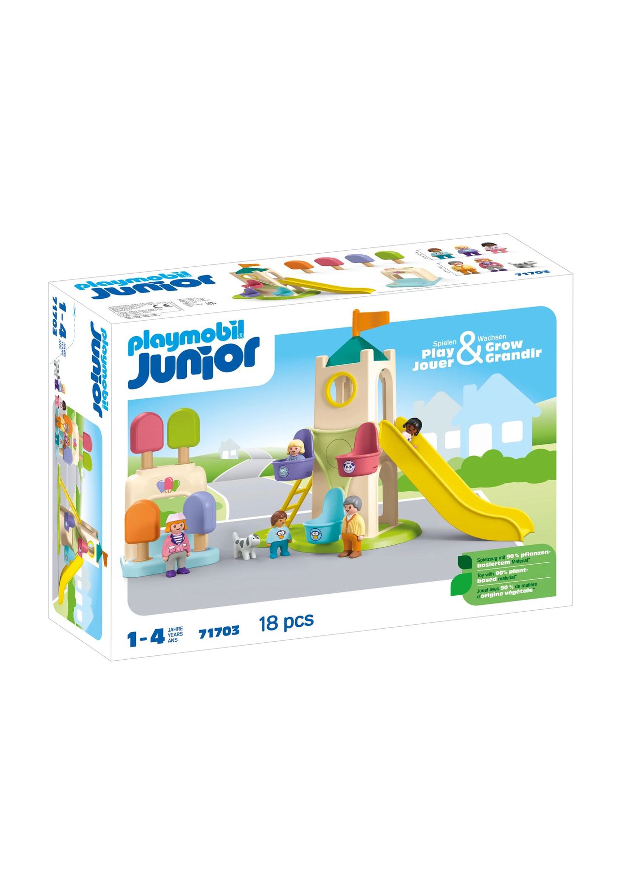 playmobil® Junior - Erlebnisturm mit Eisstand 71703, 152 MEHRFARBIG, 99