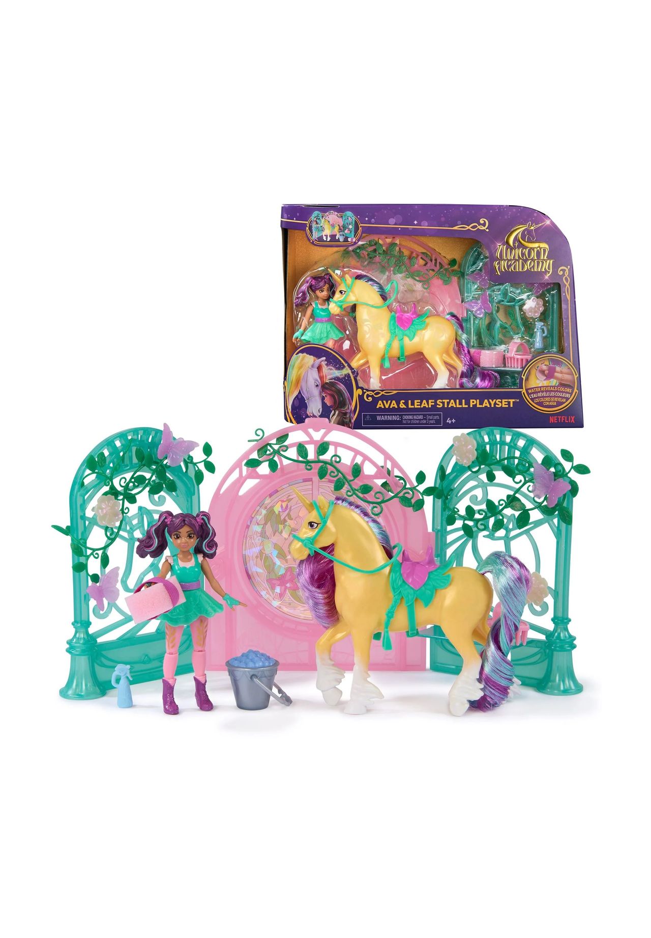 SPIN MASTER™ Unicorn Academy Spielset 'Ava & Leaf Stall'