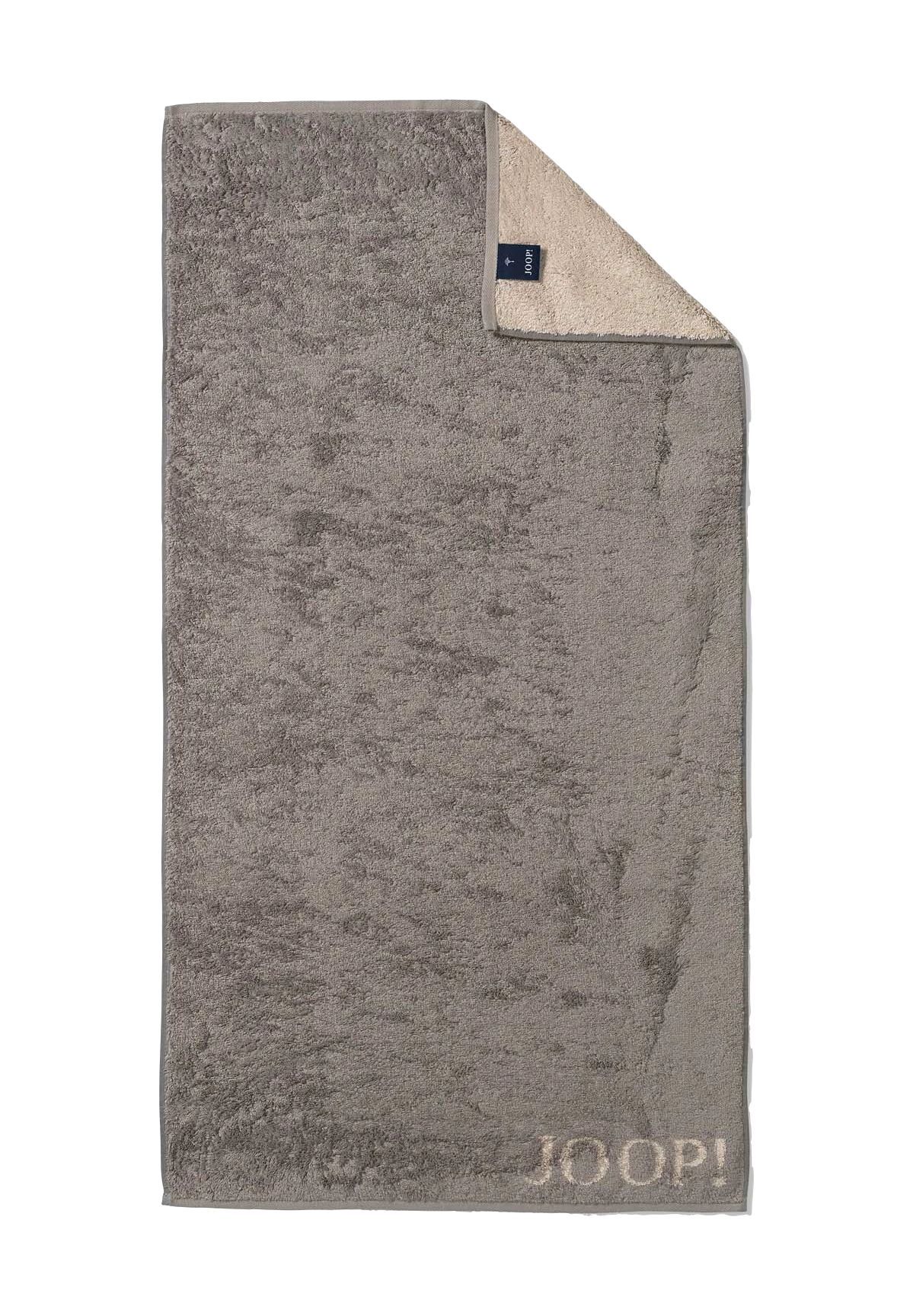 JOOP! Duschtuch, Doubleface, beige|grau, S