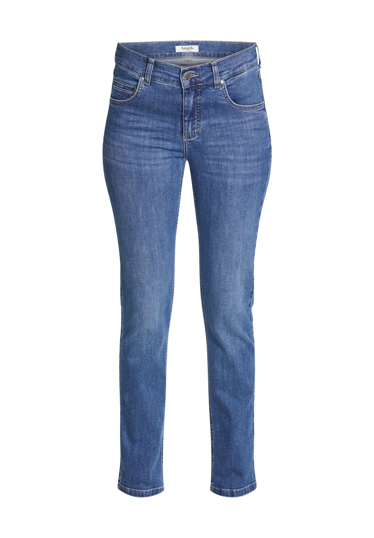 ANGELS Jeanshose 'Cici', Five-Pocket, Regular Fit, für Damen, blau, 44/30