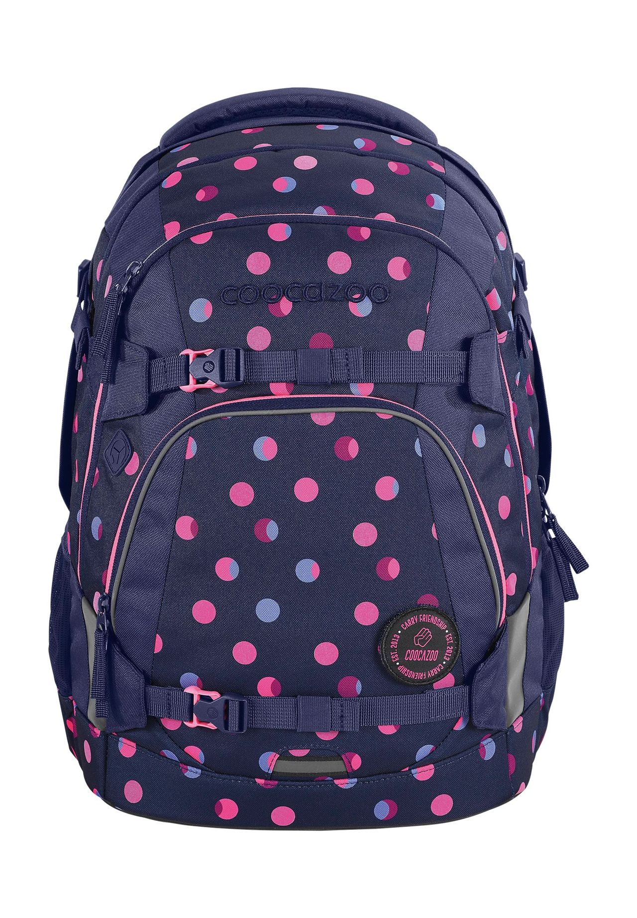 coocazoo Mate Rucksack 'Reflective Moons', lila