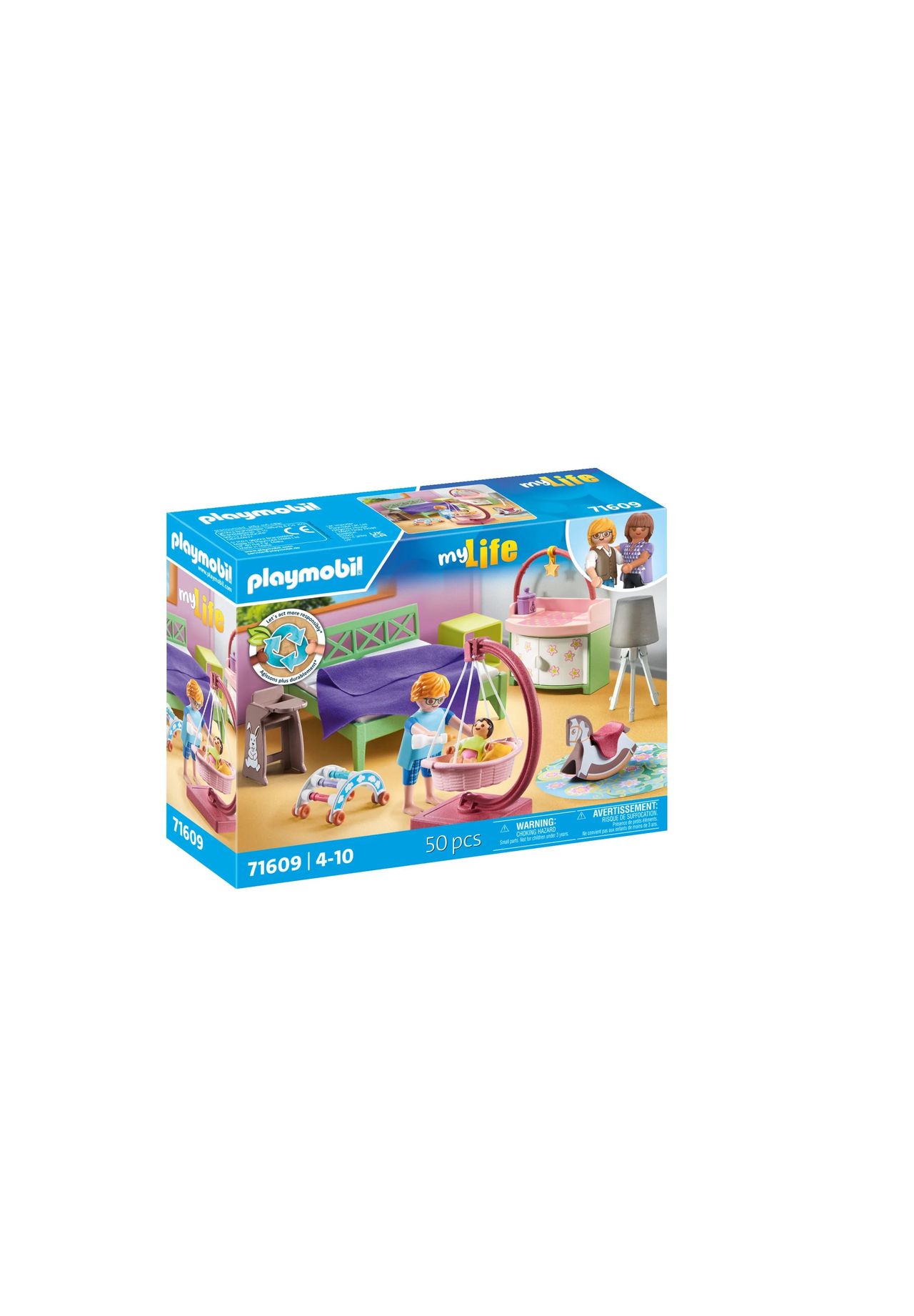 playmobil® my Life - Schlafzimmer mit Babyspielecke 71609, BUNT, 99