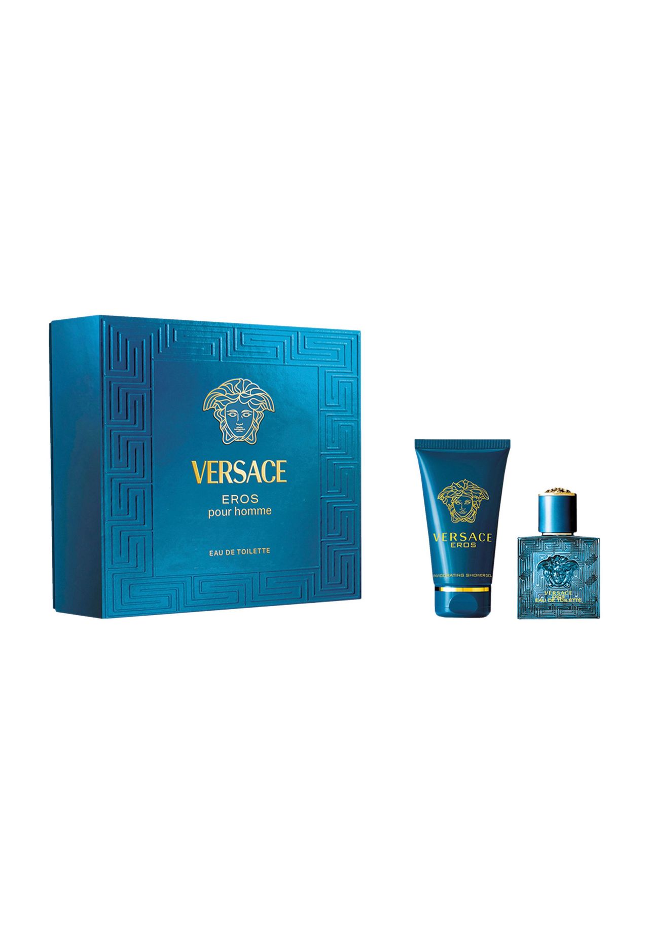 Eros Dufte, Duftset (Versace Eau de Toilette 30ml, Versace Duschgel 50ml.), Herren, aromatisch, KLAR, 99