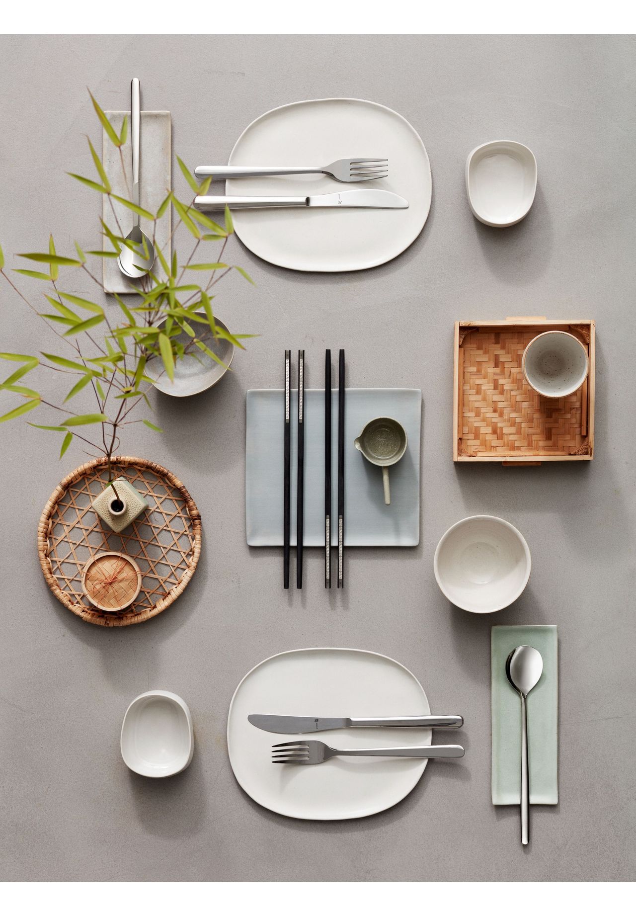 WMF Besteckgarnitur, 30-teilig, silber