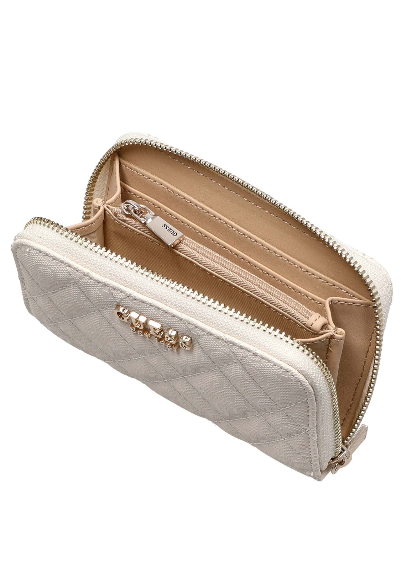 GUESS Isemay SLG Medium Zip - Geldbörse (off white), weiß, 99