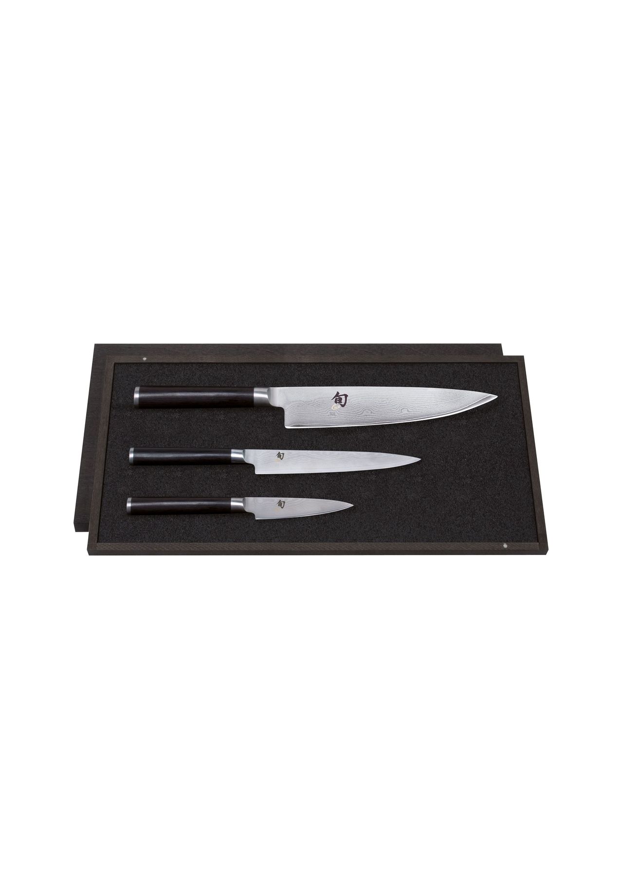 Test-Keine Marke Messerset, 3-teilig, silber