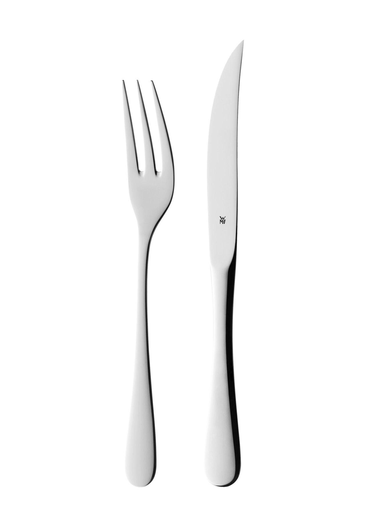 WMF Steakbesteck-Set 12-teilig, in Holzkiste, silber