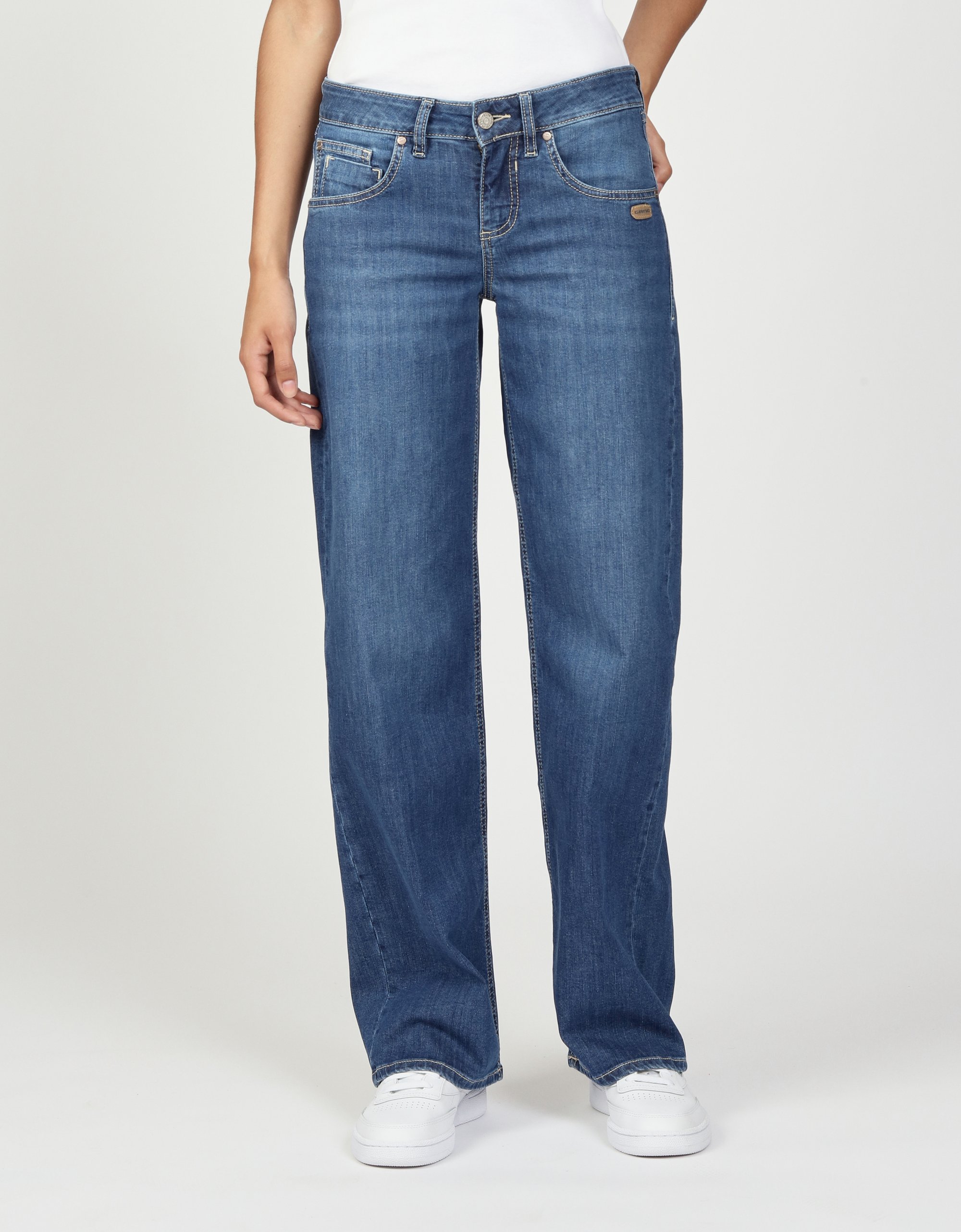 GANG Damen Jeans 94RIVER - comfort straight fit Jeans slow indigo