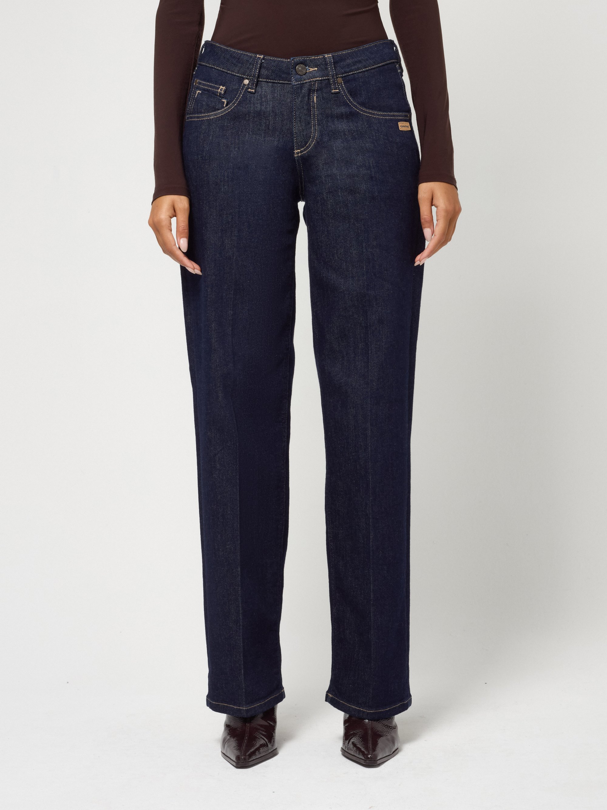 GANG Damen Jeans 94RIVER - comfort straight fit Jeans prewashed