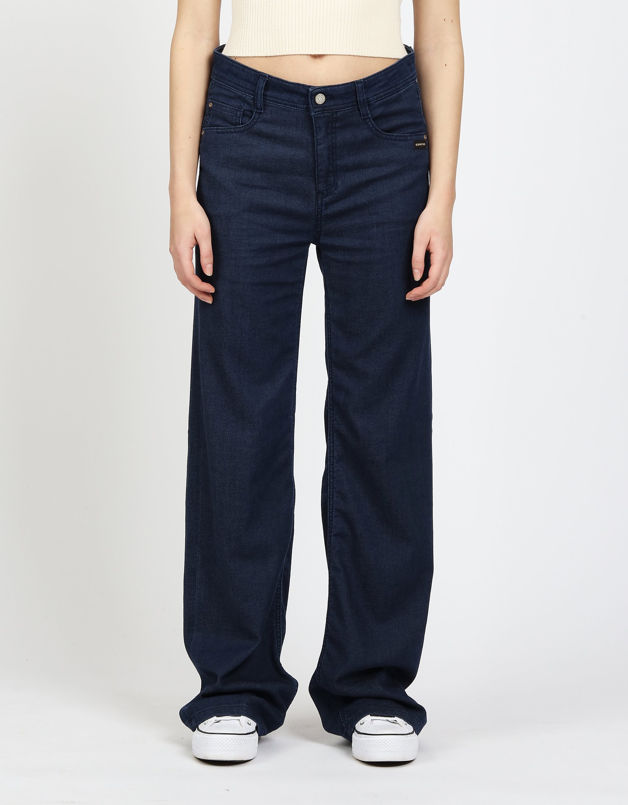 GANG Damen Jeans 94AMELIE WIDE - wide fit Jeans prewashed