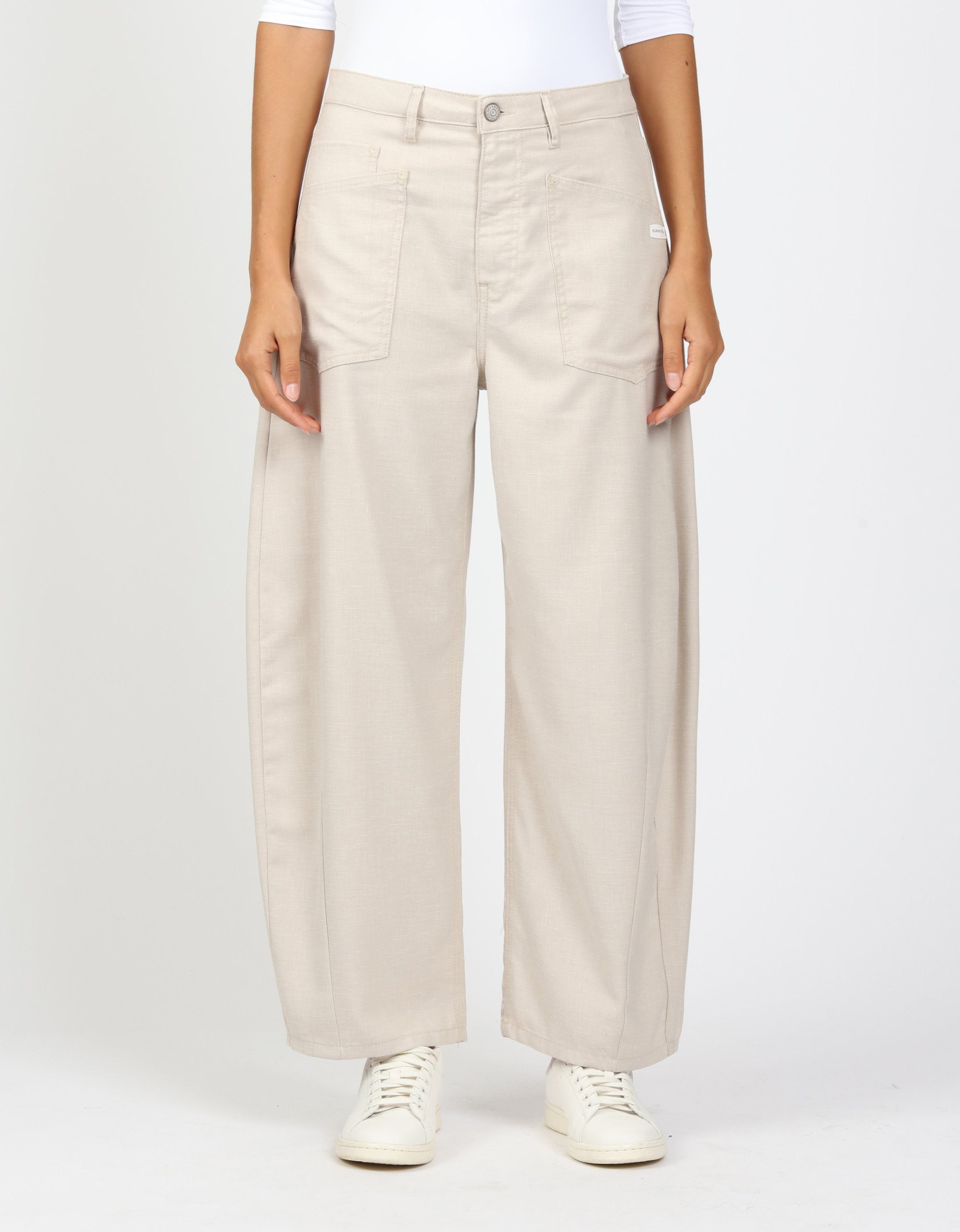 GANG Damen Jeans 94ODINA - o-shape fit Jeans panna