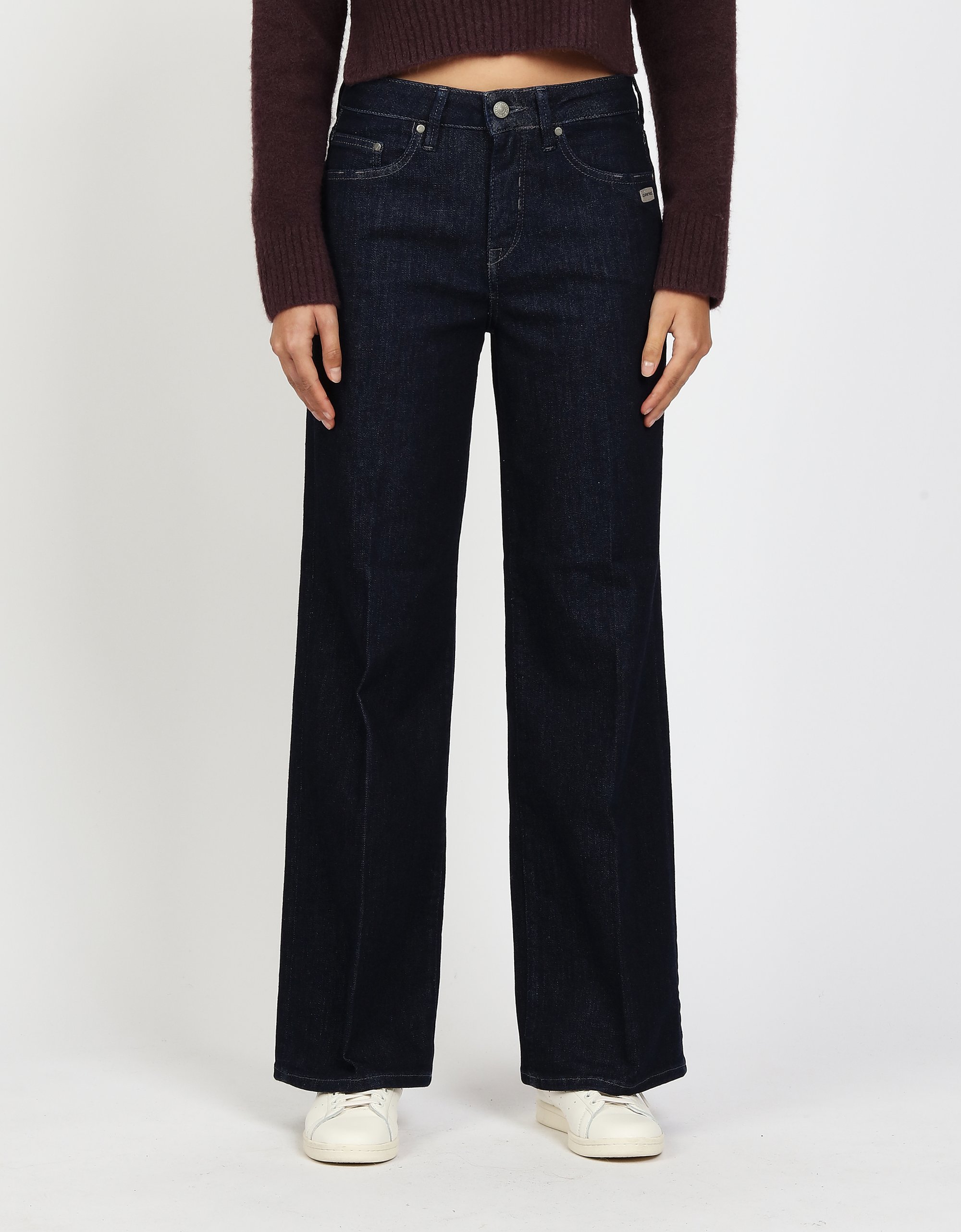 GANG Damen Jeans 94CARLOTTA LONG - wide fit Jeans prewashed