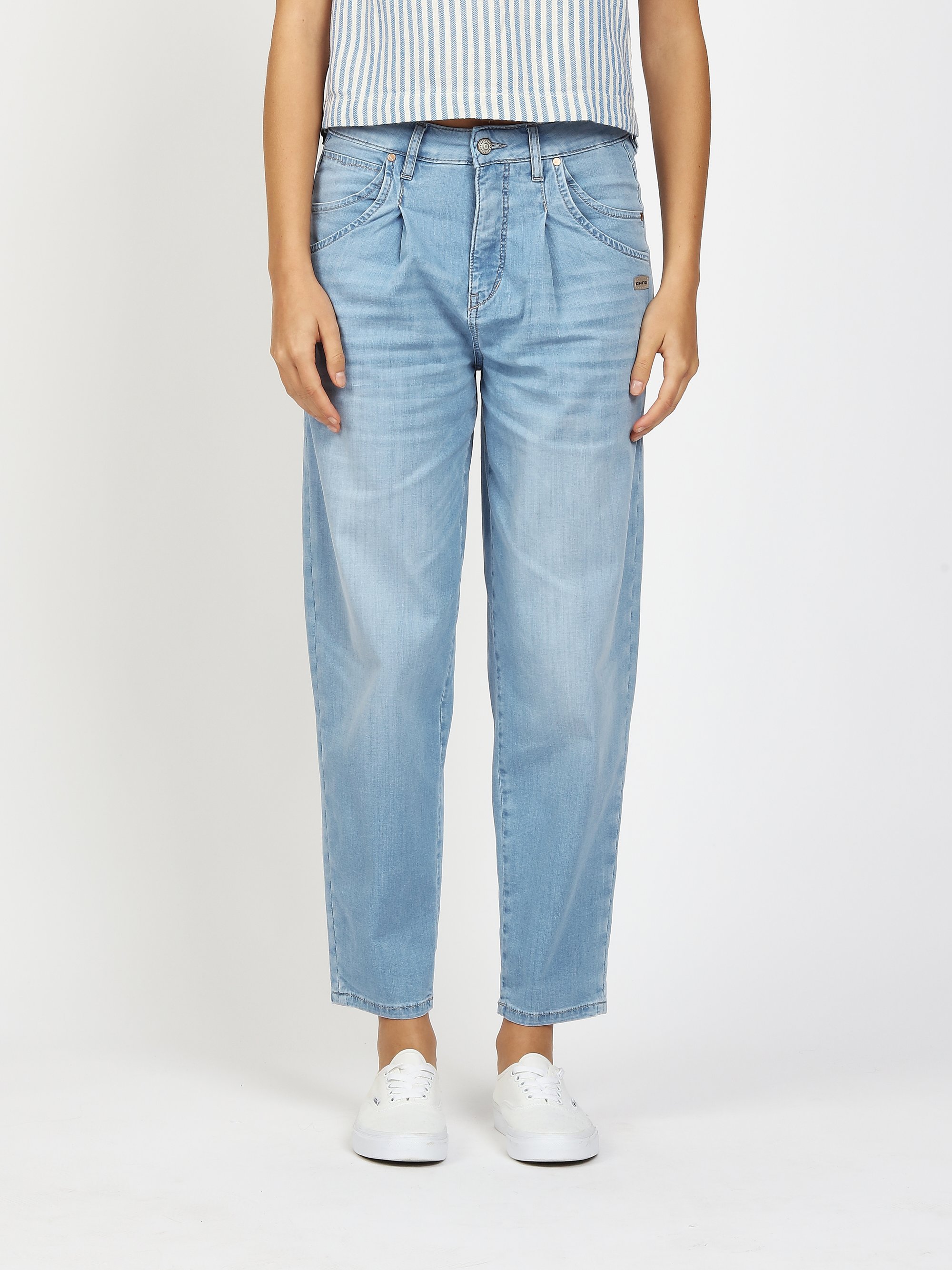 GANG Damen Jeans 94IVY - balloon fit Jeans summer sky blue