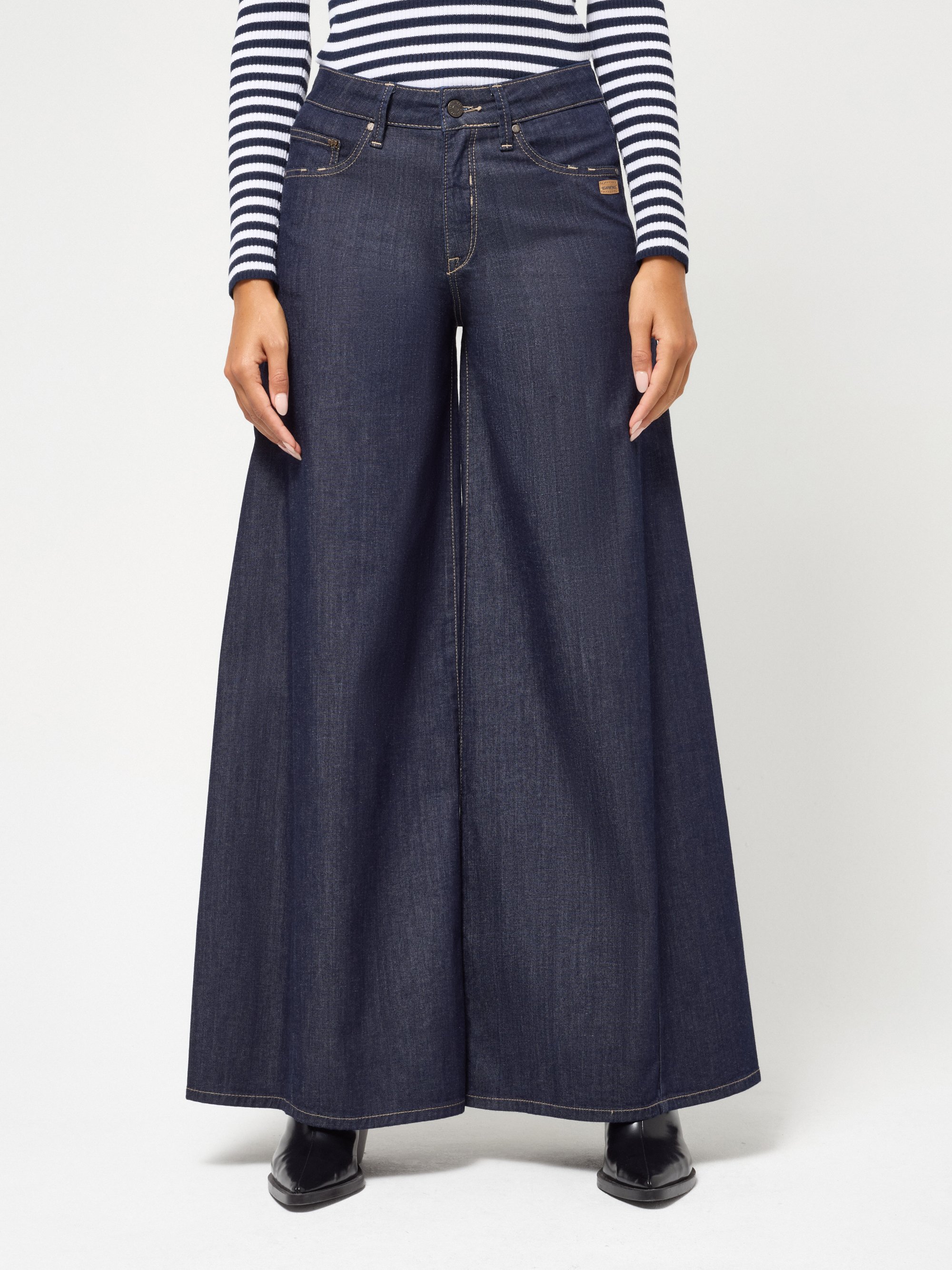 GANG Damen Jeans 94CARLOTTA PALAZZO - palazzo fit Jeans prewashed