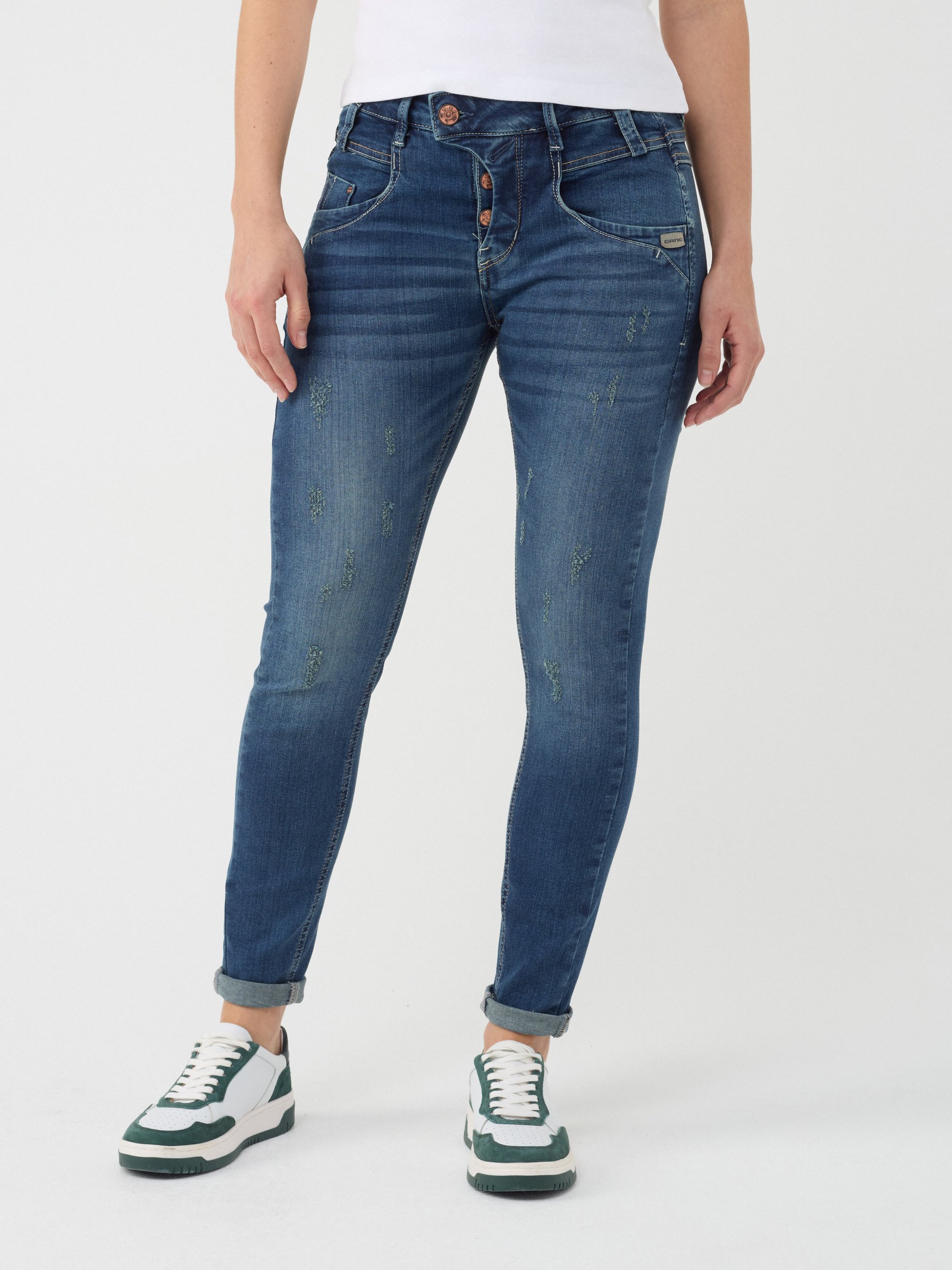 GANG Damen Jeans 94MARGE - slim fit Jeans predator wash