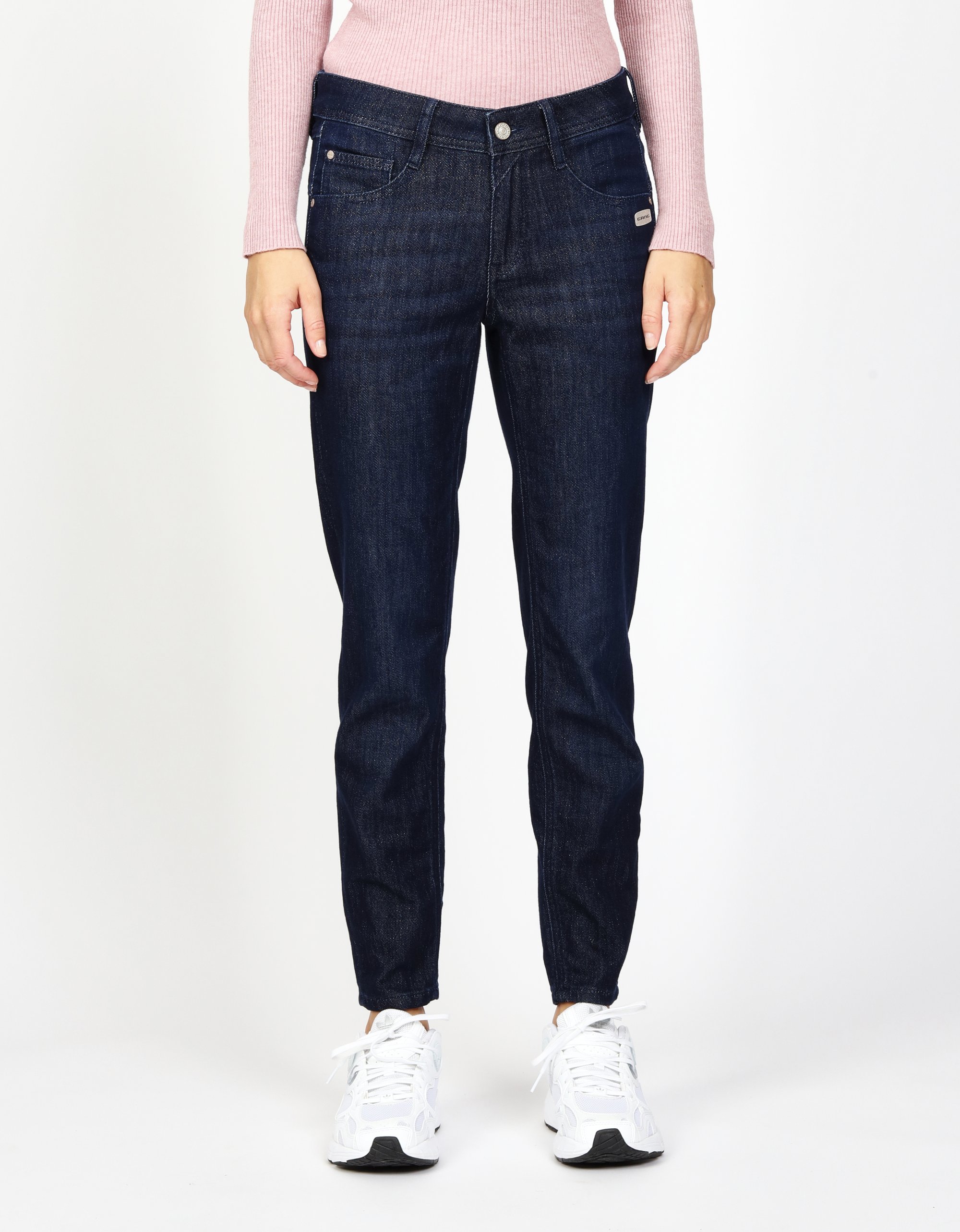GANG Damen Jeans 94AMELIE - relaxed fit Jeans dark wash