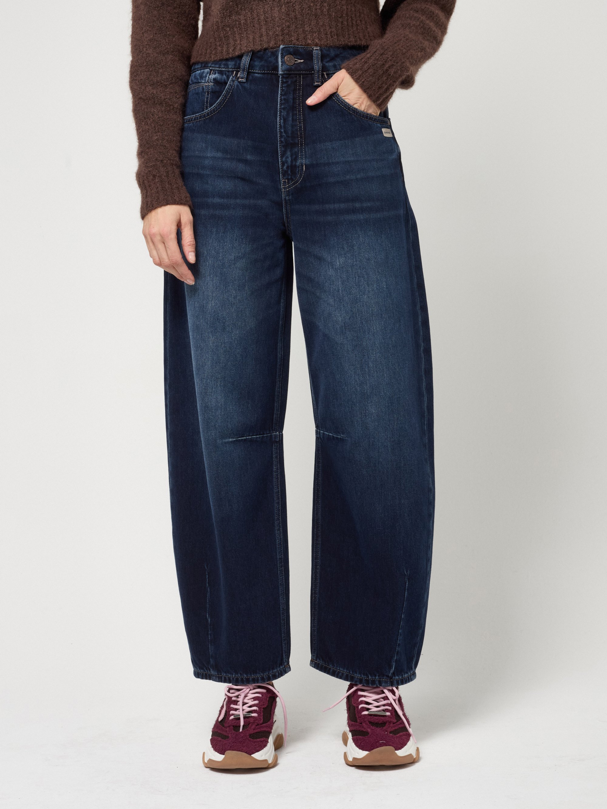 GANG Damen Jeans 94SARINA - baggy fit Jeans blue black