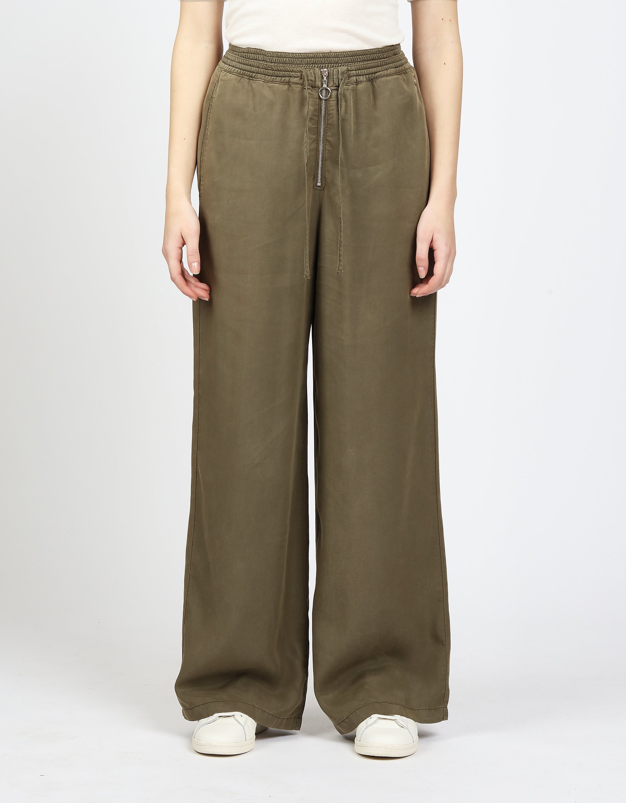GANG Damen Hosen 94YARA - wide fit Hose khaki