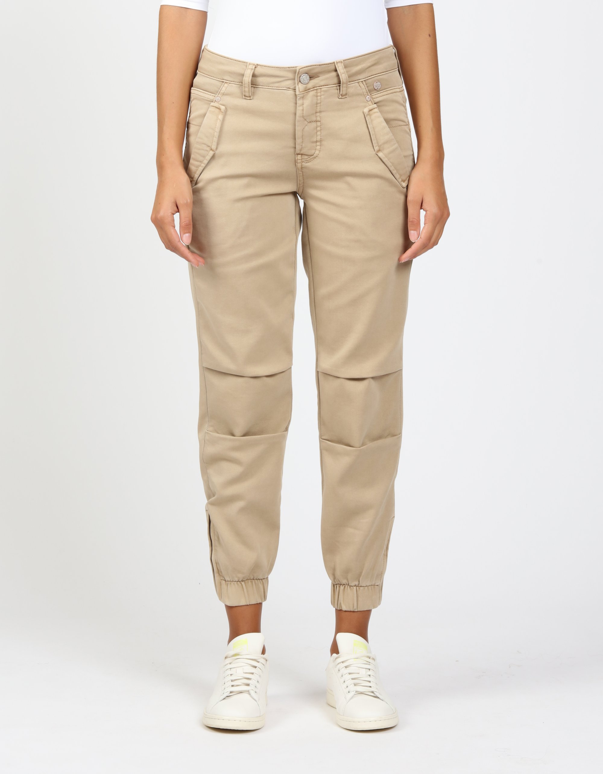 GANG Damen Hosen 94GERDA CARGO- relaxed fit Hose noisette