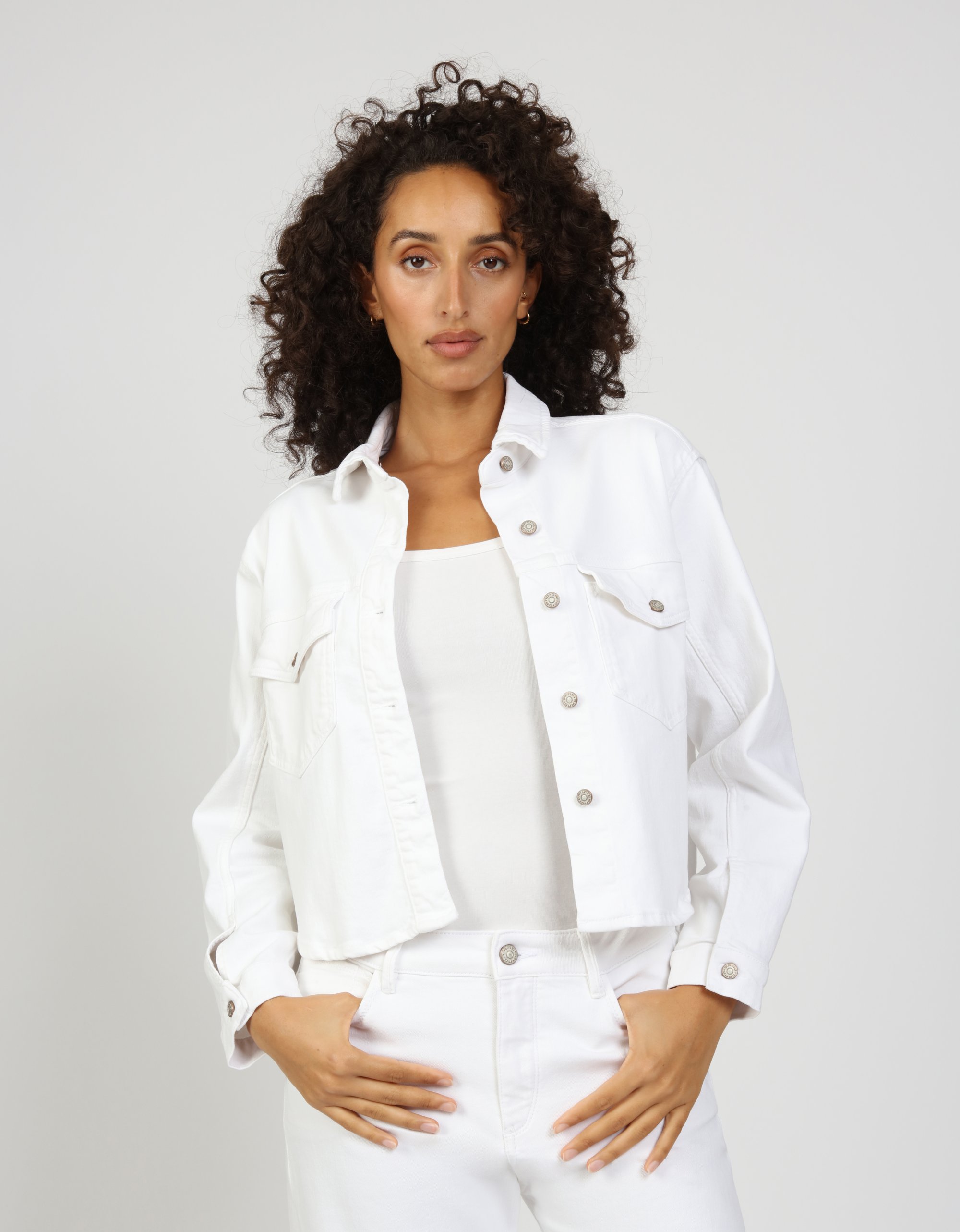 GANG Damen Jacken 94ZOE JACKET - regular fit white