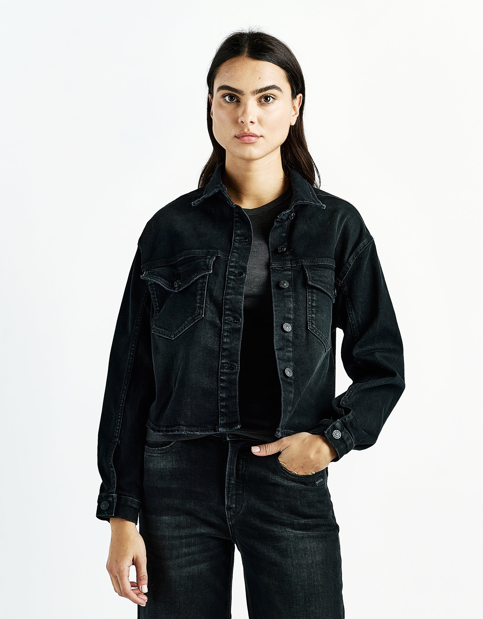GANG Damen Jacken 94ZOE JACKET - regular fit worn black