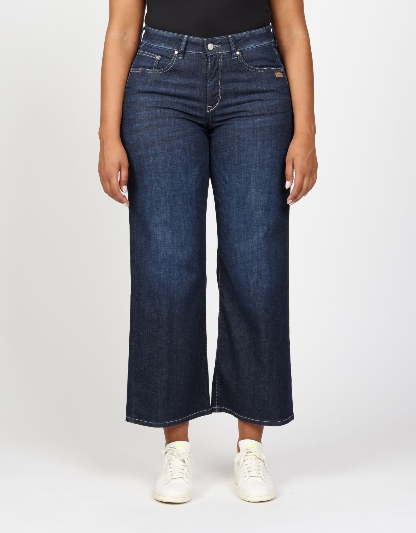GANG Damen Jeans 94CARLOTTA - wide fit dark summer