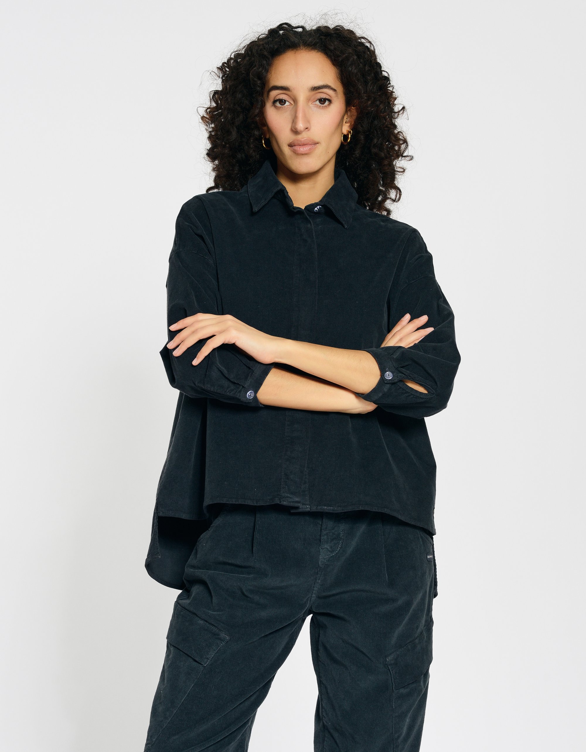 GANG Damen Jacken 94SKY BLOUSE - oversized fit maritime blue