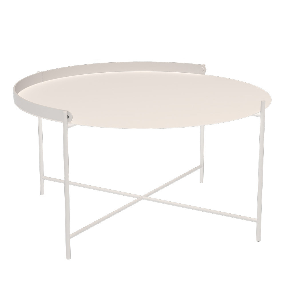 Houe EDGE Beistelltisch Ø76 Farbe: Muted white