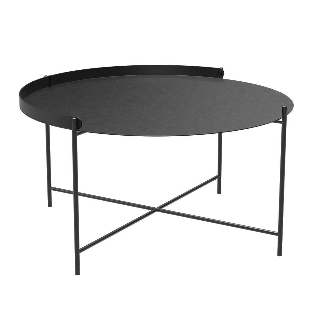 Houe EDGE Beistelltisch Ø76 cm - Blackcm -black