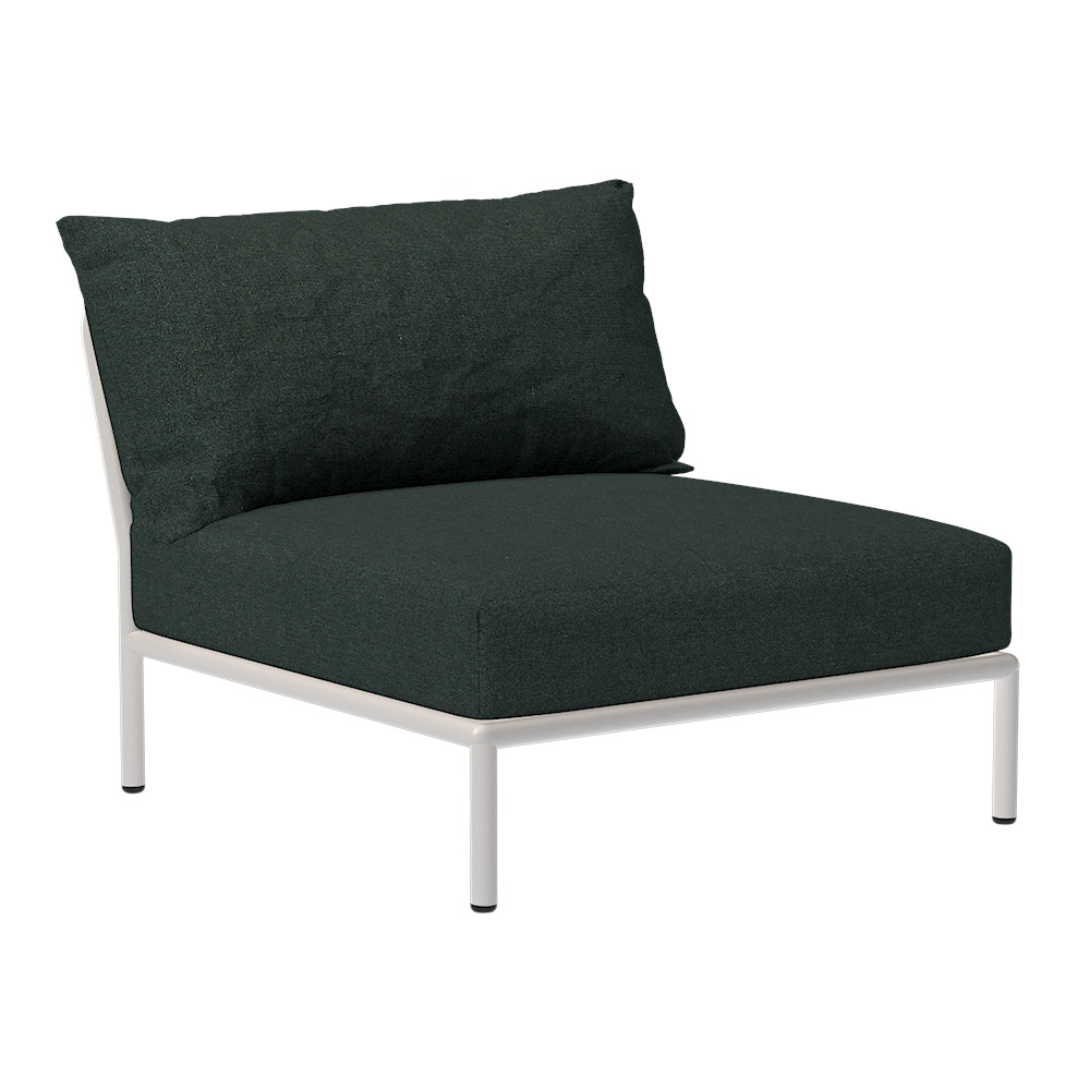 Houe LEVEL 2 Chair Kissen: Alpine. Gestell: Muted white