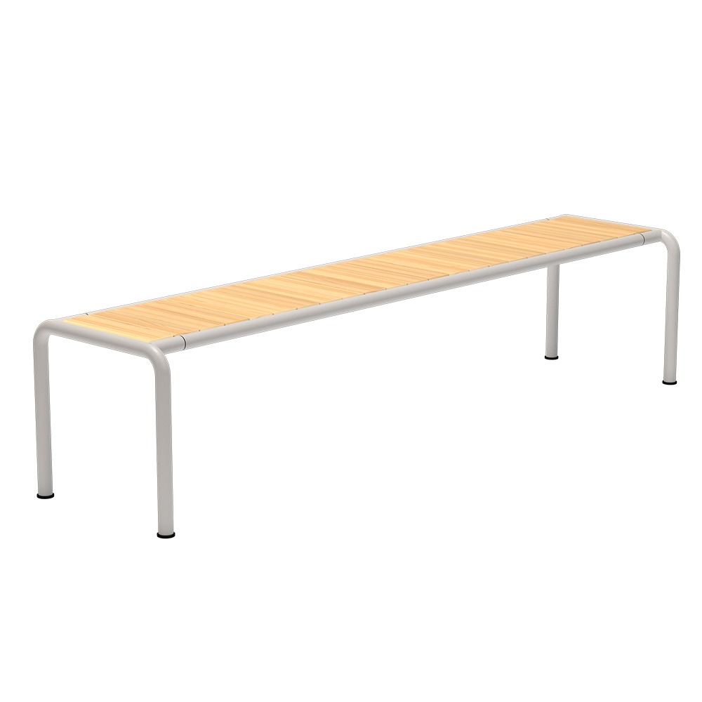 Houe AVANTI Bank - langer Sitz Kiefernholz - Muted white