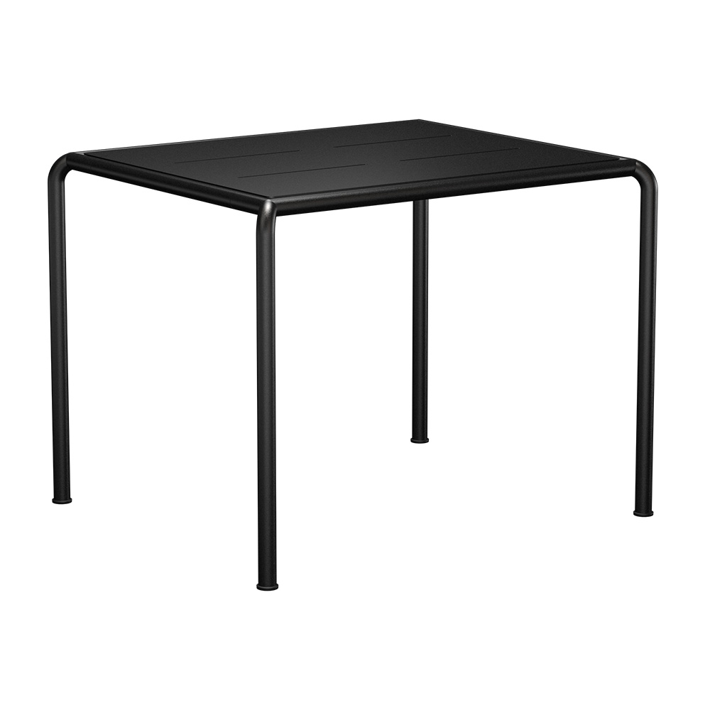 Houe AVANTI Gartentisch 83x98 cm Tischplatte: Black. Gestell: Black