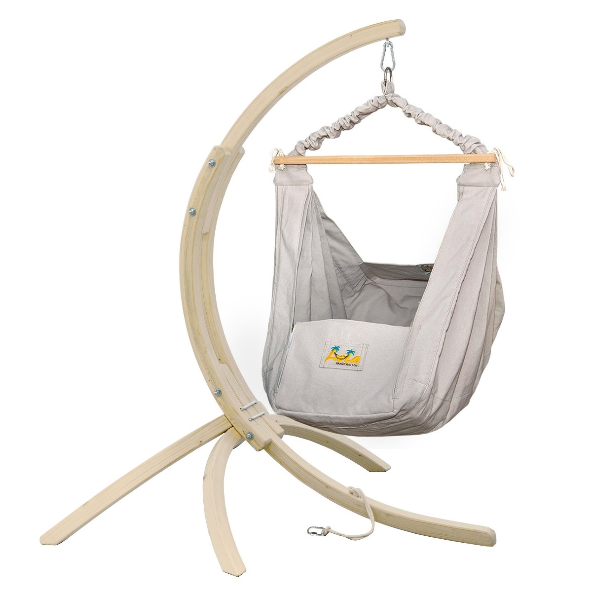 Lola Babyhängematte Babywiege YoYo happiness SET mit Hängemattengestell Hippo