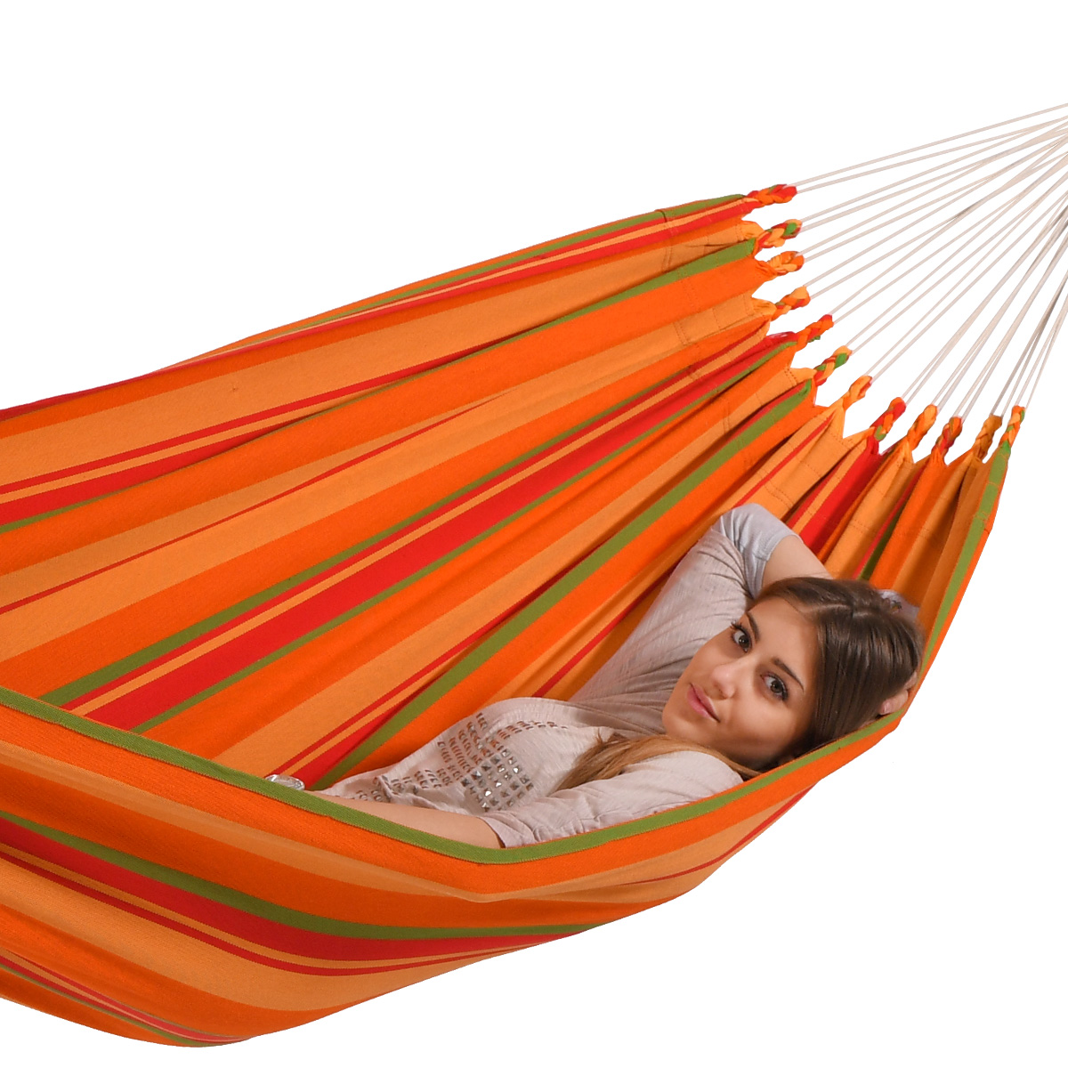 Einzel-Hängematte Kolumbiana Mango SUN Baumwolle