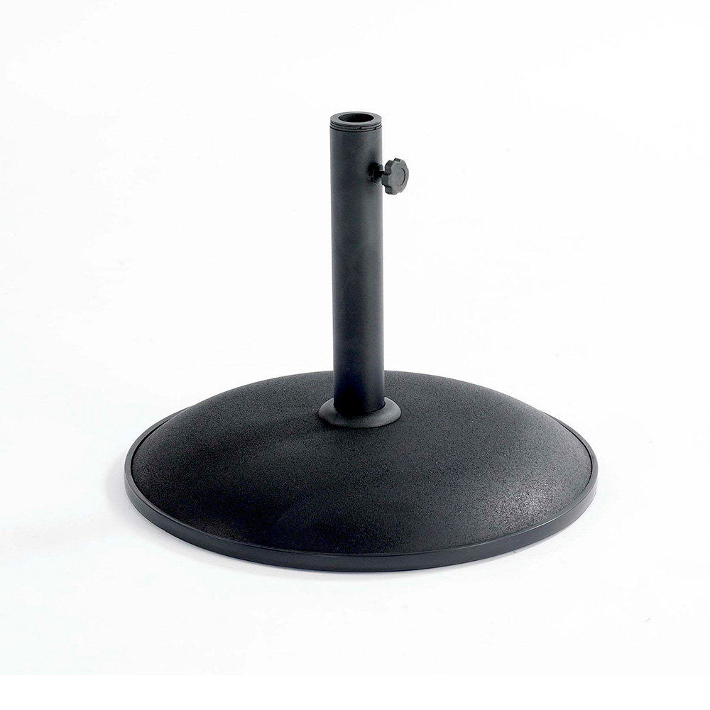 Schöner Wohnen BONAIRE Schirmfuß rund 50 cm black / black / 5 Jahre Garantie