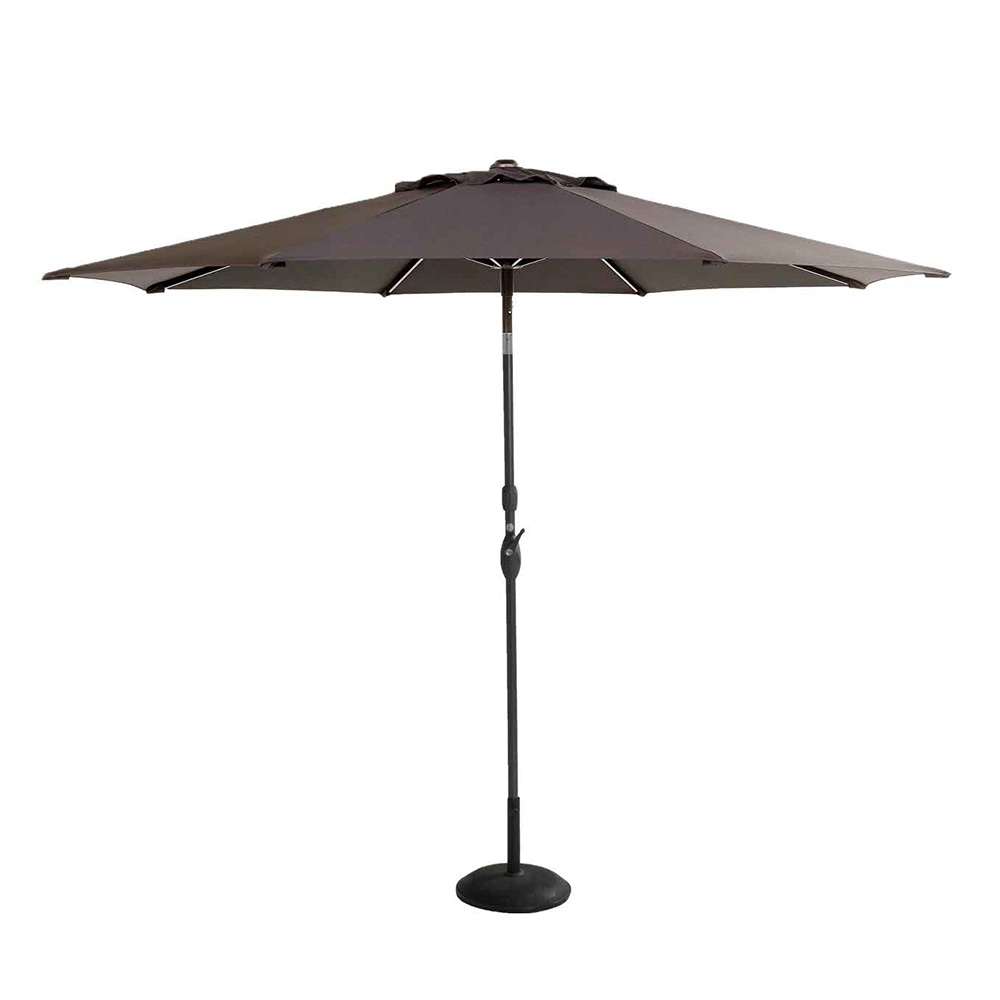 Schöner Wohnen SAVANETA Schirm rund 300 cm mit Hülle black / black / 5 Jahre Garantie