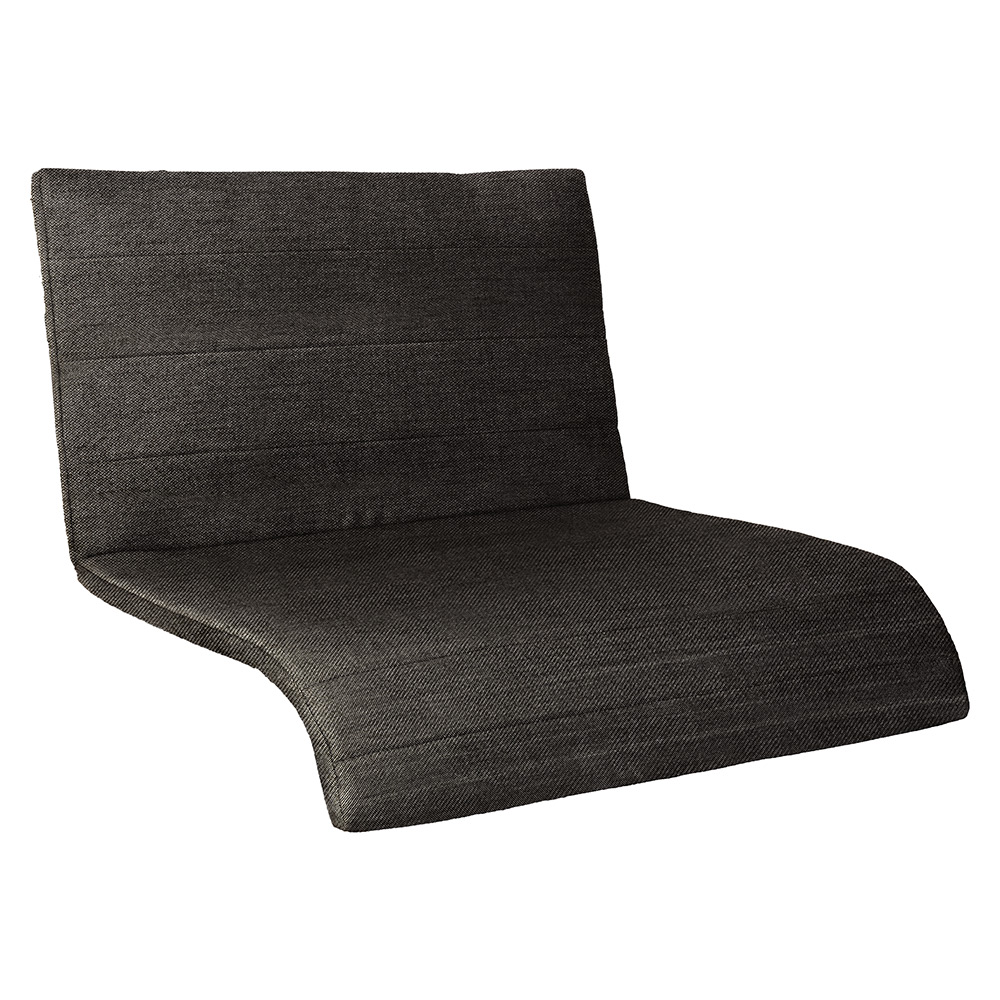 Stern Auflage Lounge-Sessel Element Laris 100% Polyacryl Dessin seidenschwarz