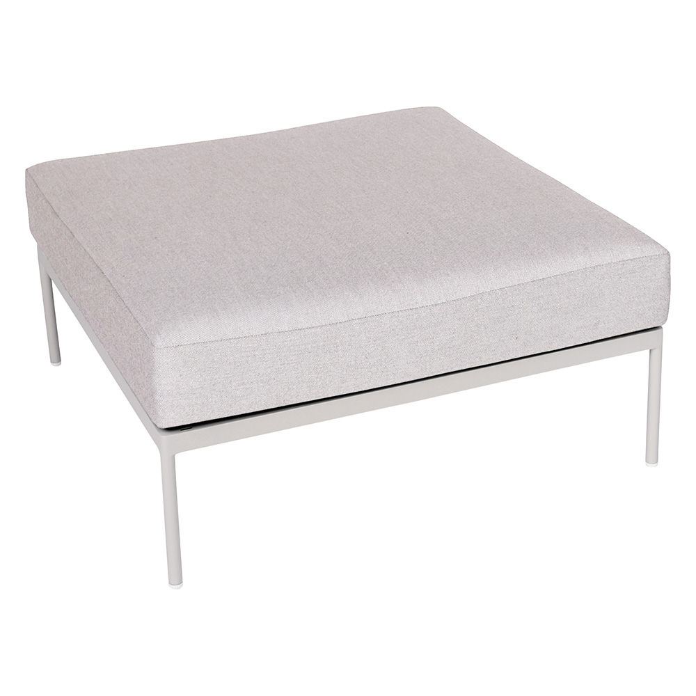 Stern Hocker Coco Lounge Aluminium greige Kissen 100% Polyacryl Vanilla