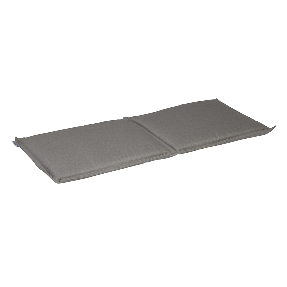 Stern Sitzkissen ca. 117-120x47x4 cm zu Bank 2-Sitzer 100% Polyacryl Dessin graubraun