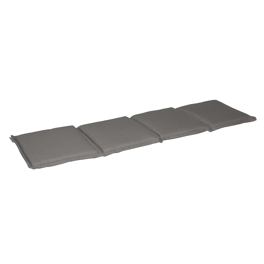 Stern Sitzkissen ca. 161-170x47x4 cm zu Bank 4-Sitzer 100% Polyacryl Dessin graubraun