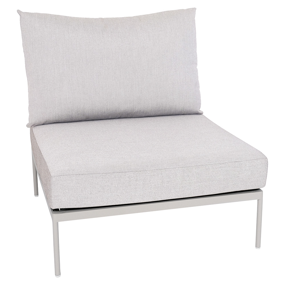 Stern Mittelelement Coco Lounge Aluminium greige Kissen 100% Polyacryl Vanilla