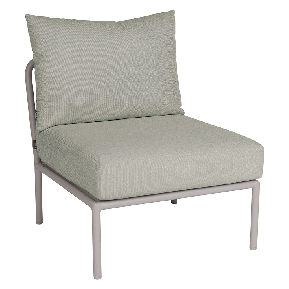 Stern Mittelelement Romy Lounge Aluminium greige Kissen 100% Polyacryl Salbei
