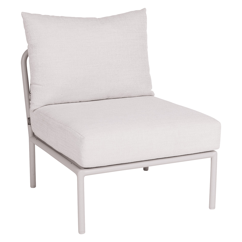 Stern Mittelelement Romy Lounge Aluminium greige Kissen 100% Polyacryl Vanilla