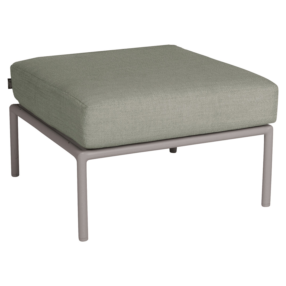 Stern Hocker Romy Lounge Aluminium greige Kissen 100% Polyacryl Salbei
