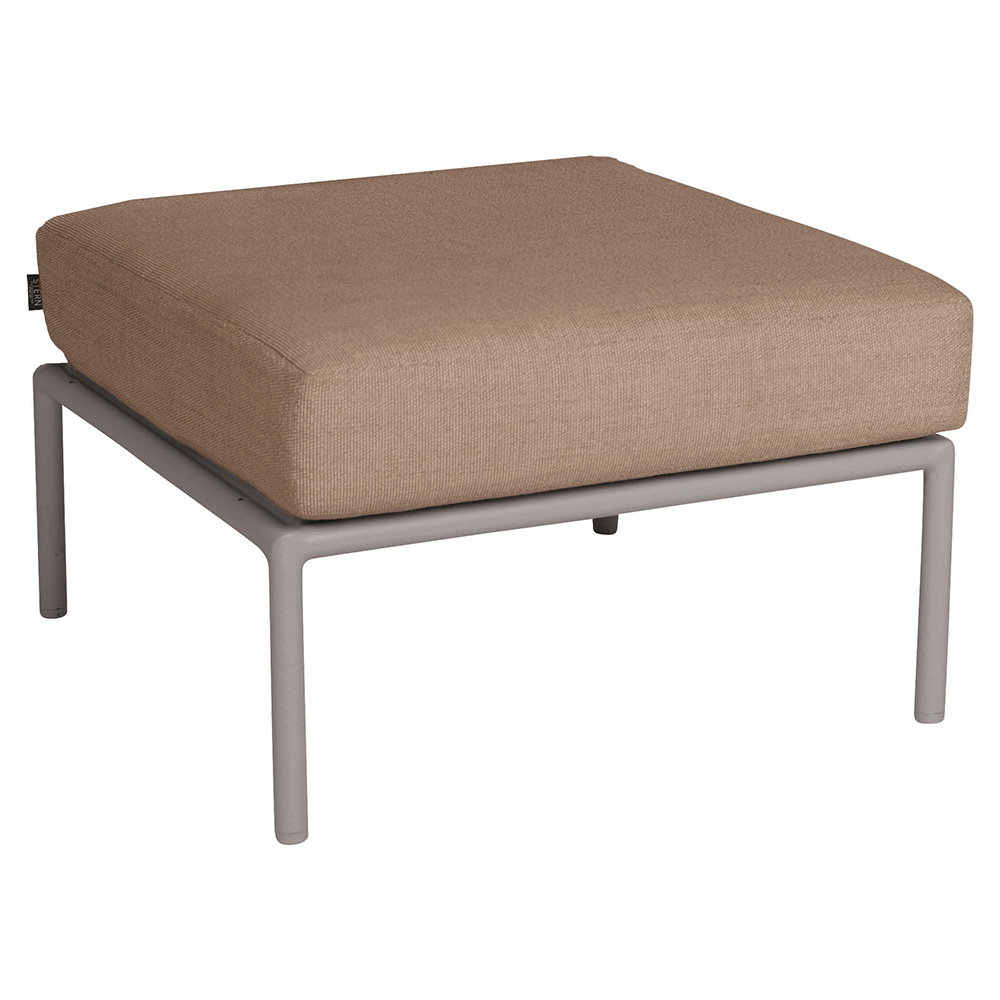 Stern Hocker Romy Lounge Aluminium greige Kissen 100% Polyacryl Muskat