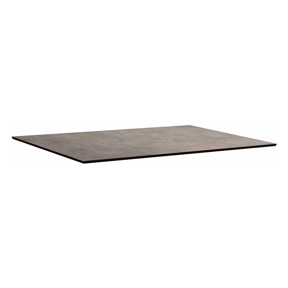 Stern Tischplatte Silverstar 2.0 130x80 cm Dekor Metallic grau schweizer Kante