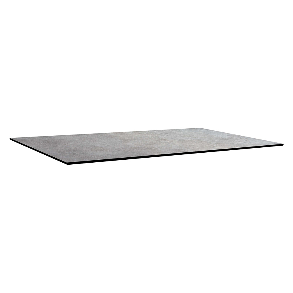 Stern Tischplatte Silverstar 2.0 160x90 cm Dekor Metallic grau schweizer Kante